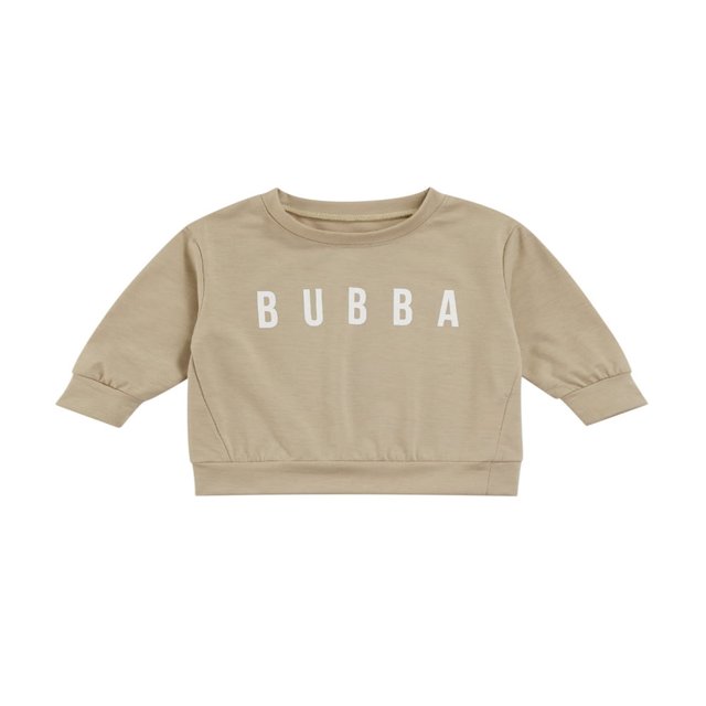 Vêtements pour Tout-Petits Garçons Filles Chandail à Manches Longues Col Rond Chandails en Molleton Hauts