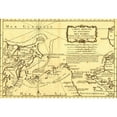 thumbnail image 2 of Vintage Maps 14x11 Black Modern Framed Museum Art Print Titled - Russia enters the Americas, 2 of 4