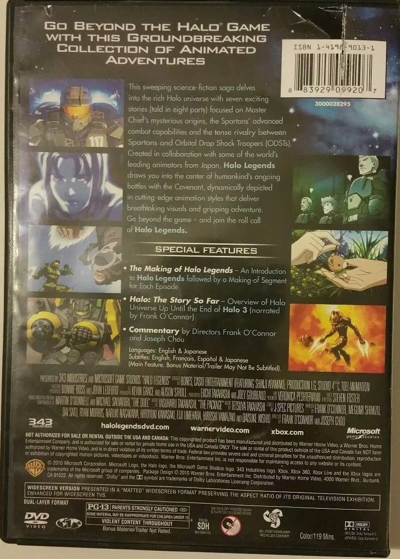 Halo Legends (DVD) - image 2 of 5