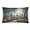 Cat Cemetery 2271, variant on Slavic Witch Spooky Halloween Fabric Decorative Pillow 12 in x 16 in