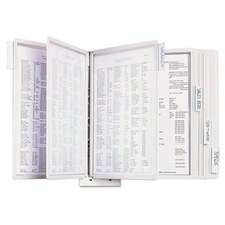 UPC: 0616528501525 | Durable® Sherpa® Sherpa Wall-Mount Reference System  10 Panels 554110