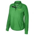 thumbnail image 2 of Women's Colosseum Green Oregon Ducks Cressida Raglan Half-Snap Top, 2 of 3