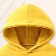 thumbnail image 7 of Ccpelsie Sweatshirt Fleece Hooded Pullover for Little/Big Girls Long Sleeve Tops Fall Winter Clothes for Toddler Kids(Yellow,2-3 Years), 7 of 7