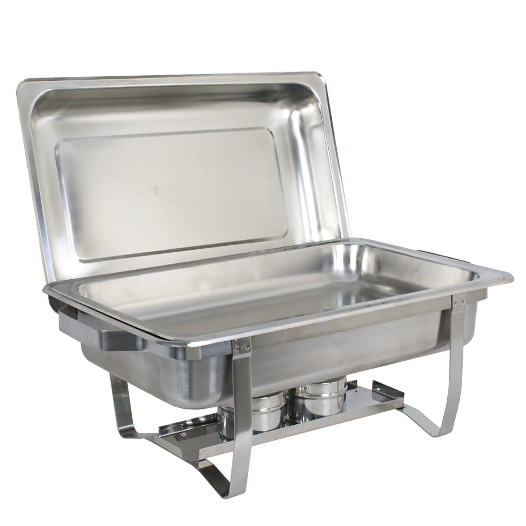 VEVOR 8 qt. Chafing Dish Buffet Set Stainless Chafer with 2 Full & 4 Half  Size Pans Rectangle Catering Warmer Server (2- Pack) ZFXKCLJ28QT120H4XV0 -  The Home Depot