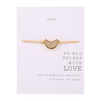 Jewelry VerPetridure Women Card Bracelet, European And American Retro Gift Blessing Card Bracelet For Teachers Friends, Charm Bracelet With Safety Chain, Charm Bracelet DIY Bangle