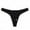 Black, variant on Intimates Mens Underwear Micro Thong Bikini Front Hole Underwear Underpants