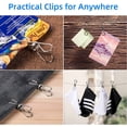 thumbnail image 4 of Wire Clothespins Laundry Chip Clips-40 PCS Bulk Clothes Pins with Heavy Duty, Durable Clamp Metal Clothes Pegs Multi-Purpose for Outdoor Clothesline Home Kitchen Travel Office Decor, 4 of 9