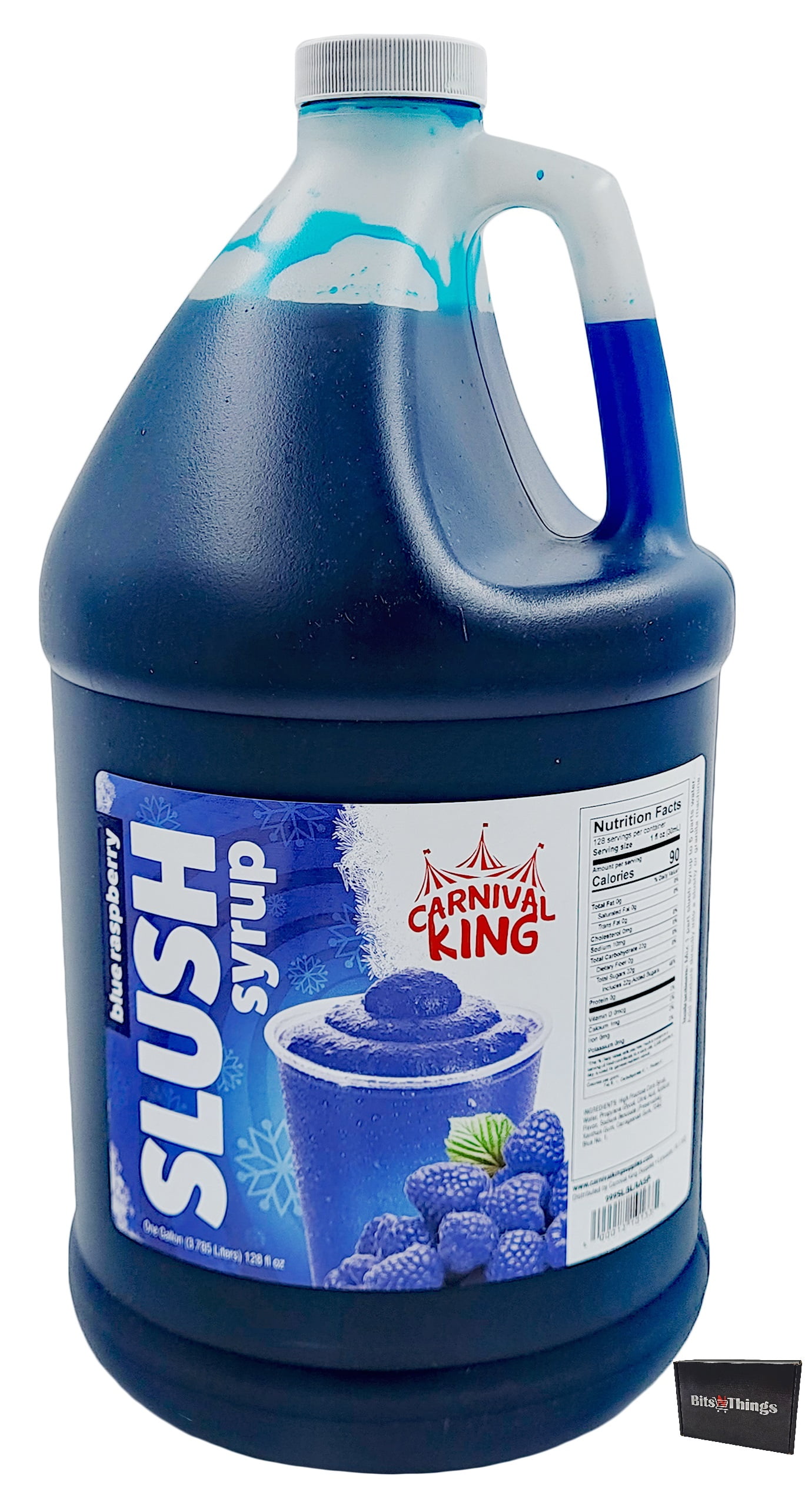 Slushy Flavoring Syrup Concentrate 1 Gallon (128 oz.) | Blue Raspberry