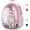 Pink, variant on Pet Carrier Backpack/Bubble Carrying Bag for Small Medium Dogs Cats, Space Capsule Pet Carrier for Hiking, Travel, Airline Approved Cat Travel Carrier- Black