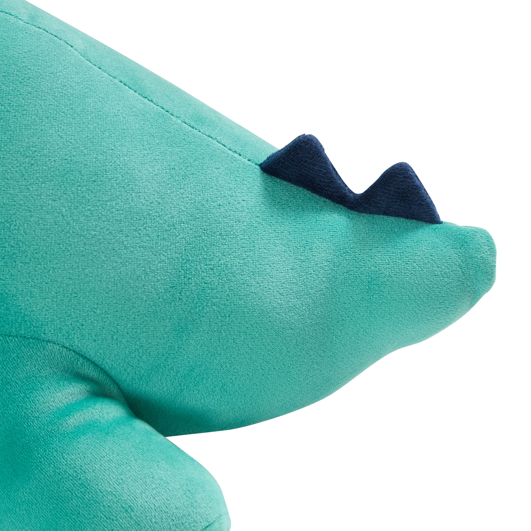 Your Zone Kids 24" x 7" Green Dino Weighted Plush Pillow