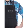 thumbnail image 3 of Hudson Durable Goods - Professional Grade Chef Apron for Kitchen, BBQ & Grill – Black, 3 of 7