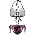 thumbnail image 4 of Angel Dust Hazbin Hotel Women Bikini Set Sexy Two Pieces Halter String Swimsuit Triangle Briefs Tie Side Bottom, 4 of 7