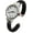 Black, variant on Collections Japanese Quartz Womens Trendy Classic 26mm Case Leather Bangle Cuff Watch