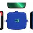 thumbnail image 5 of Rush Charge Universe 3 in 1 Portable Charger – 3300mah, 2.4A High-Speed Fast Charging Compatible with iPhone and Android Lightning, Type C, Micro-USB Charges 3 Devices at a Time Pre-Charged RC33 Blue, 5 of 5