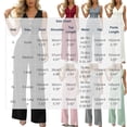thumbnail image 3 of Aimik Womens 2 Piece Outfits Button Down Vest and High Waisted Wide Leg Pants Set Summer Business Outfits Two Piece Sets for Office Work, 3 of 5