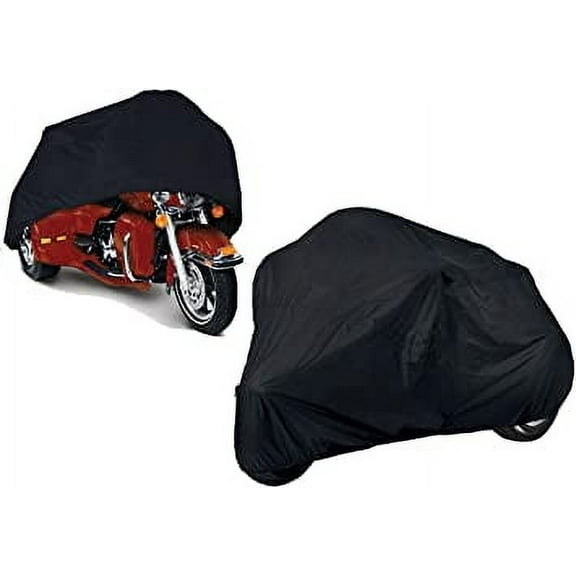 Quality Trike Cover Compatible for Harley Davidson FLHTCUTG Tri Glide Ultra Classic 3-Wheeler. TOP OF THE LINE PROTECTIVE BIKE TARP. Breathable and Portable Vehicle Protection
