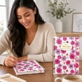 thumbnail image 5 of 5 Year Monthly Planner 2027-2031, Floral 60 Month Schedule Organizer with Wire Binding and Elastic Closure for Goals, Important Dates, Habits and Home or Office Planning, 8.26 x 5.9 inch, 5 of 5