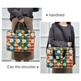 thumbnail image 6 of FORMRS 16" Laptop Bag Carrying Sleeve Case with Handle Travel Shoulder Briefcase, Green Checkered Daisy, 6 of 8