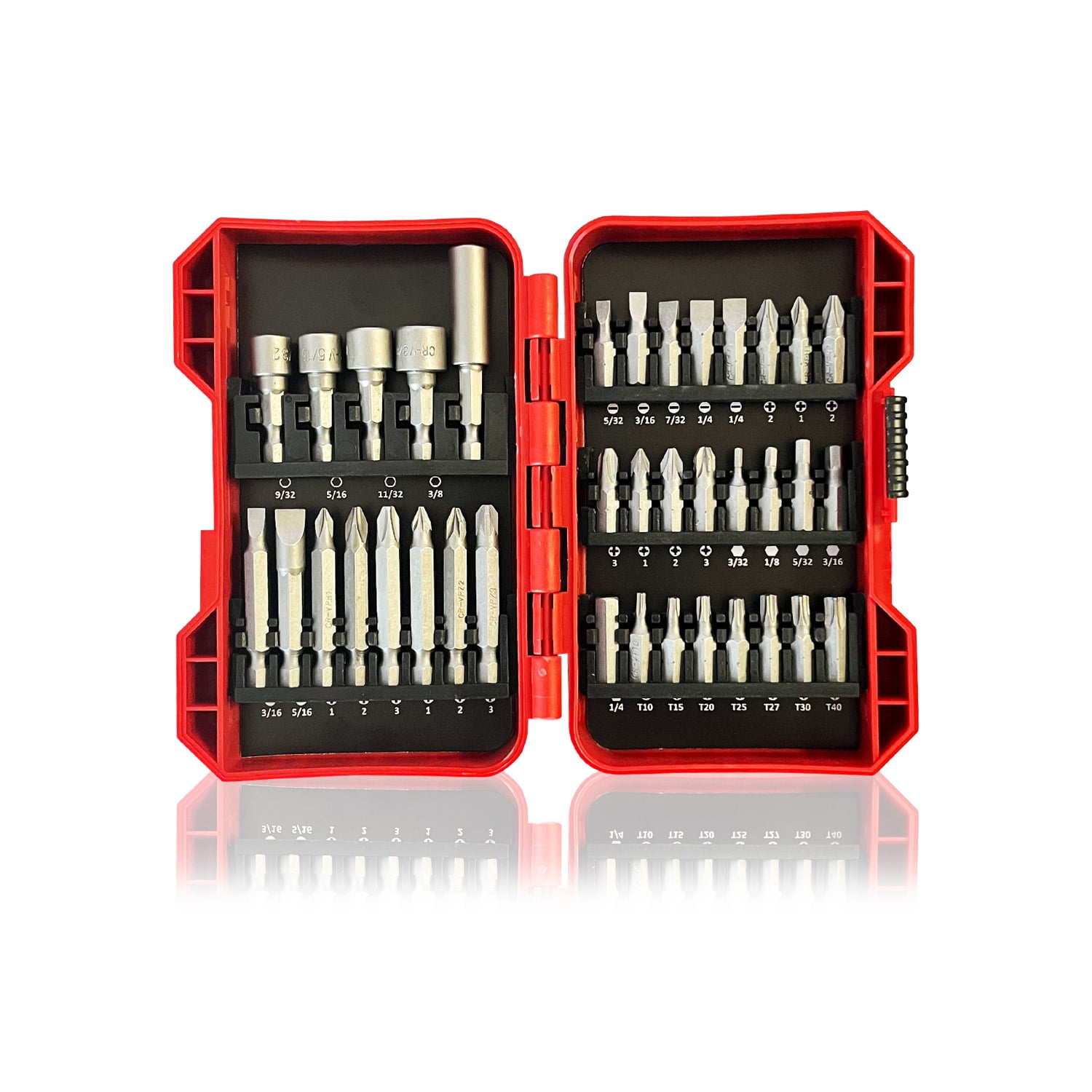 KEEGAN TOOLS 37Piece Screwdriver Bit Set for Pro Carpenters