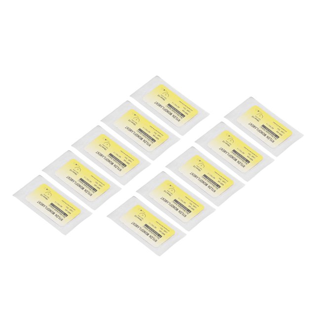 Conjunto de Hilo de Sutura de Nylon, Hilo de Prácica de Sutura Prácica en Práctica Mejora de Habilidades Quirúrgicas para Emergencia de Primeros auxilios