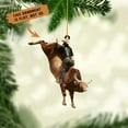 thumbnail image 2 of Personalized Bull Riding Christmas Ornament, Rodeo Christmas Ornaments, Custom Bull Rider Ornament, Cowboy Ornaments 2024, Cowboy Gift for Cowboy Western Christmas Tree Hanging Gifts Xmas Decor (Br1), 2 of 8