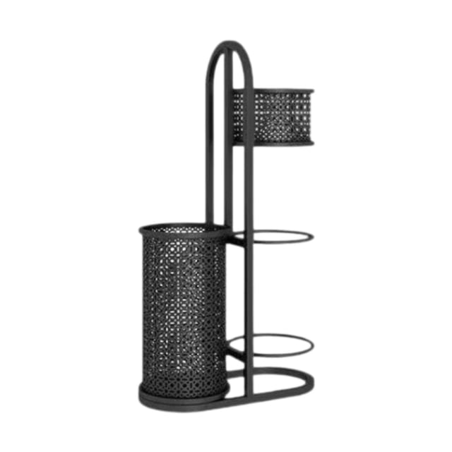 koolsoo Basketball Ball Storage Rack Metal Vertical for Indoor Living Room Kids Room S