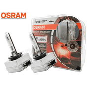 D1S: Osram Night Breaker Laser HID Xenon Headlight Bulbs 66140XNL  | Pack of 2