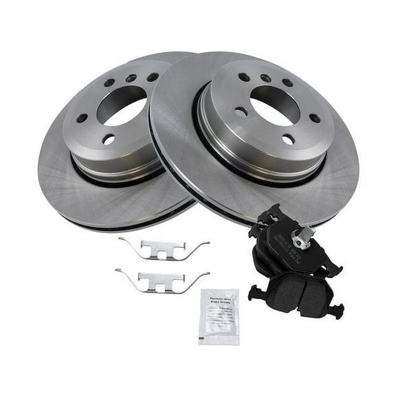Rear Brake Pad and Rotor Kit - Compatible with 2004 - 2010 BMW X3 2005 2006 2007 2008 2009