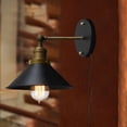 thumbnail image 4 of Miumaeov Vintage Wall Lamp Plug-In Industrial Wall Sconce Light Bedroom Lighting Fixture, 4 of 16