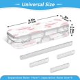 thumbnail image 3 of Plastic Pencil Box Large Capacity Pencil Boxes Clear Boxes with Snap-Tight Lid Stylish Office Supplies Storage Organizer Box Cute Pink Flamingo Pattern, 3 of 7