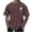 Brown, variant on Basic Shirt Short Sleeve Round Neck Sports T-shirt Coconut Printed Breathable Outdoor Tops