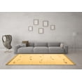 thumbnail image 3 of Ahgly Company Indoor Rectangle Solid Brown Modern Area Rugs, 2' x 3', 3 of 4