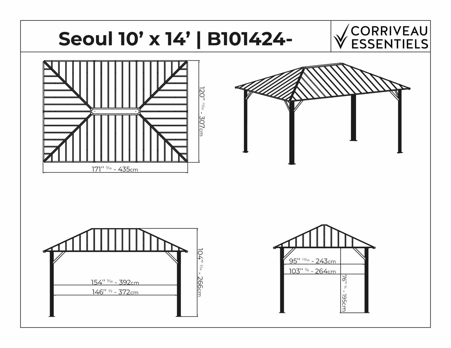F.Corriveau International Seoul Gazebo
