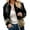 Black, variant on Womens Jackets Fall Zip Up Long Sleeve Windbreaker Floral Print Loose Casual Baseball Winter Outfits