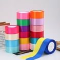 thumbnail image 3 of Ribbon Polyester Holiday Decorations 4cm Cake Packaging Variety Of Colors Simplicity Weave A Bow Single-Sided Ribbon Wreath Festival Christmas Valentine Gift Burgundy 22m, 3 of 5