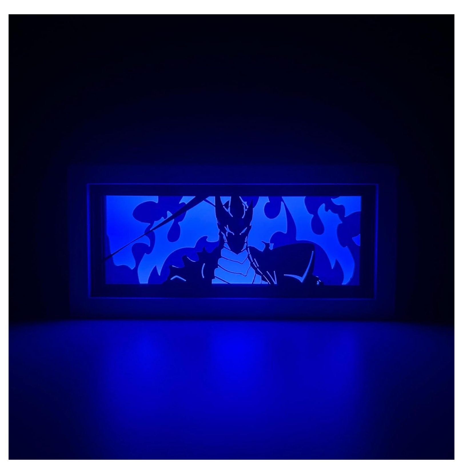 Igris Otaku Light Box – Leveling – Anime Lamp Figure Night Light, 16 Color RGB LED – 3D Anime Room Décor Gift for Otaku