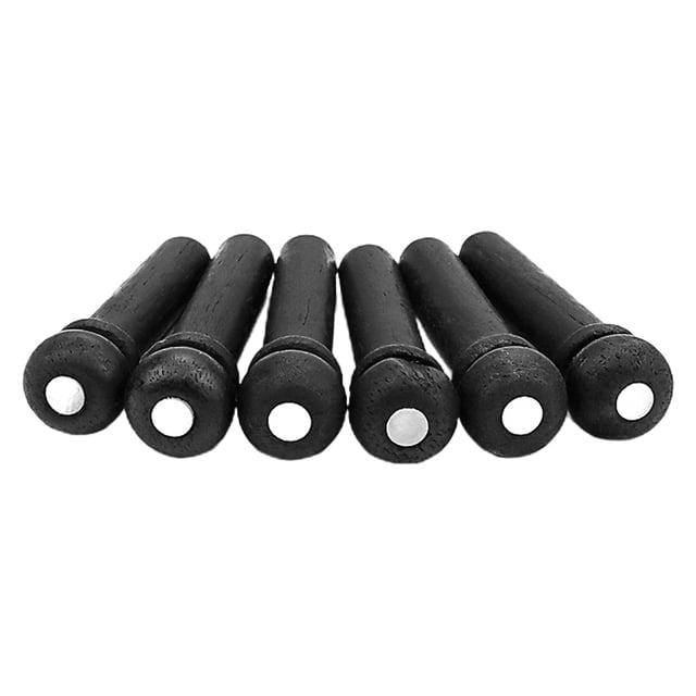 6 Pcs Piquets de Pont pour Guitare Cônes Fixes Piquets de Réglage pour Guitare Instrument à Cordes (GL62A)