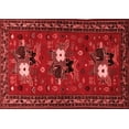 thumbnail image 1 of Ahgly Company Indoor Rectangle Persian Red Traditional Area Rugs, 2' x 4', 1 of 4