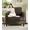Coffee, variant on Welzona 33" Teddy Fabric Accent Chair, Comfy Reading Armchair for Living Room & Bedroom, Tool-Free Assembly, Off White