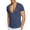 Navy, variant on Men's Shirts Short Sleeve,Mens Deep V Neck T Shirt Stretch Muscle Gym Workout Tee Shirt Short Sleeve Slim Fit Low Cut Tops