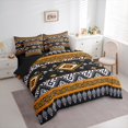 thumbnail image 3 of Homewish Teens Tribal Aztec 7-Piece Twin Bedding Sets,Bohemian Theme Bedding Comforter Set,Exotic Style Breathable Sheet Sets,Microfiber Bedroom Decor,Reversible, 3 of 8
