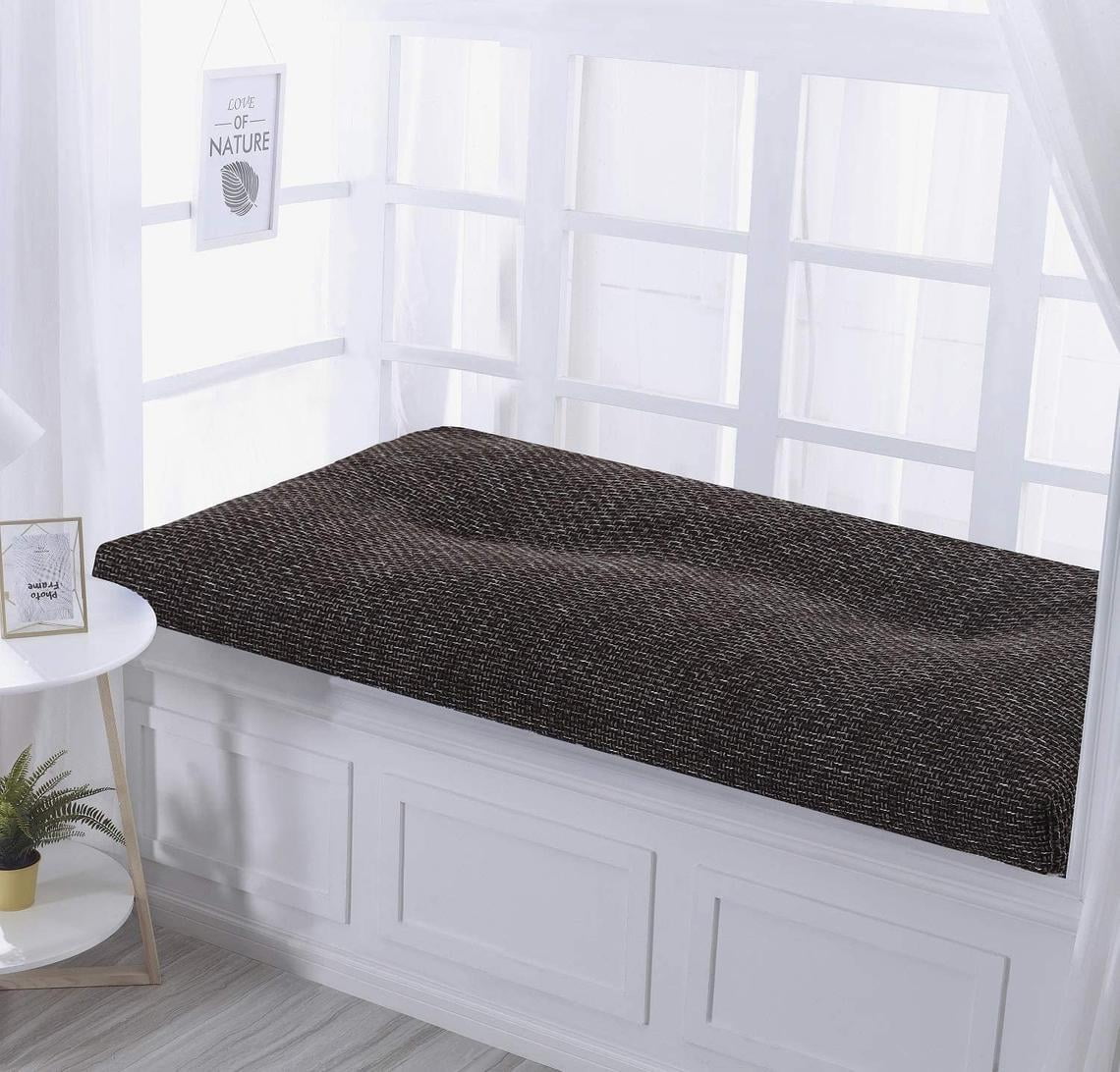 Upholstery Faux Linen Dining Long Chair pads Bench Pad Long Chair