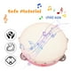thumbnail image 2 of Pandereta musical, instrumento de percusión, instrumento de fiesta, pandereta, tambor, pandereta de mano, tambor de mano para niños (L), 2 of 7