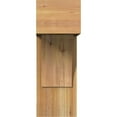 thumbnail image 2 of Ekena Millwork 8"W x 18"D x 22"H Thorton Block Rough Sawn Bracket w/ Offset Brace, Western Red Cedar, 2 of 25