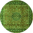 thumbnail image 1 of Ahgly Company Indoor Round Persian Green Traditional Area Rugs, 4' Round, 1 of 1