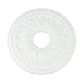 thumbnail image 4 of Home PU Lamp Plate Imitation Plaster Disc Flower Plate Simple Round Ceiling Shape Lamp Pool Chandelier Base Lamp Holder, 4 of 6