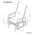 thumbnail image 3 of Sojag Bahia 2 x 2 x 3 ft Dark Brown, 3 of 5
