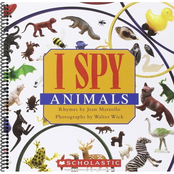 I Spy Animals (Spiral-bound)
