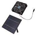 thumbnail image 1 of Solar Exhaust Fan, Solar Panel Powered Fan Kit High Efficiency   For RV, 1 of 8