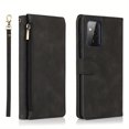 thumbnail image 1 of Premium Leather Phone Case for Samsung Galaxy A33 A53 A73 5G S20 S20 PLUS S20 Ultra S21 S22 Ultra S23 S23 PLUS S23 Ultra - Enjoy Soft Skin-Feeling & Multi-Card Zipper!, 1 of 4